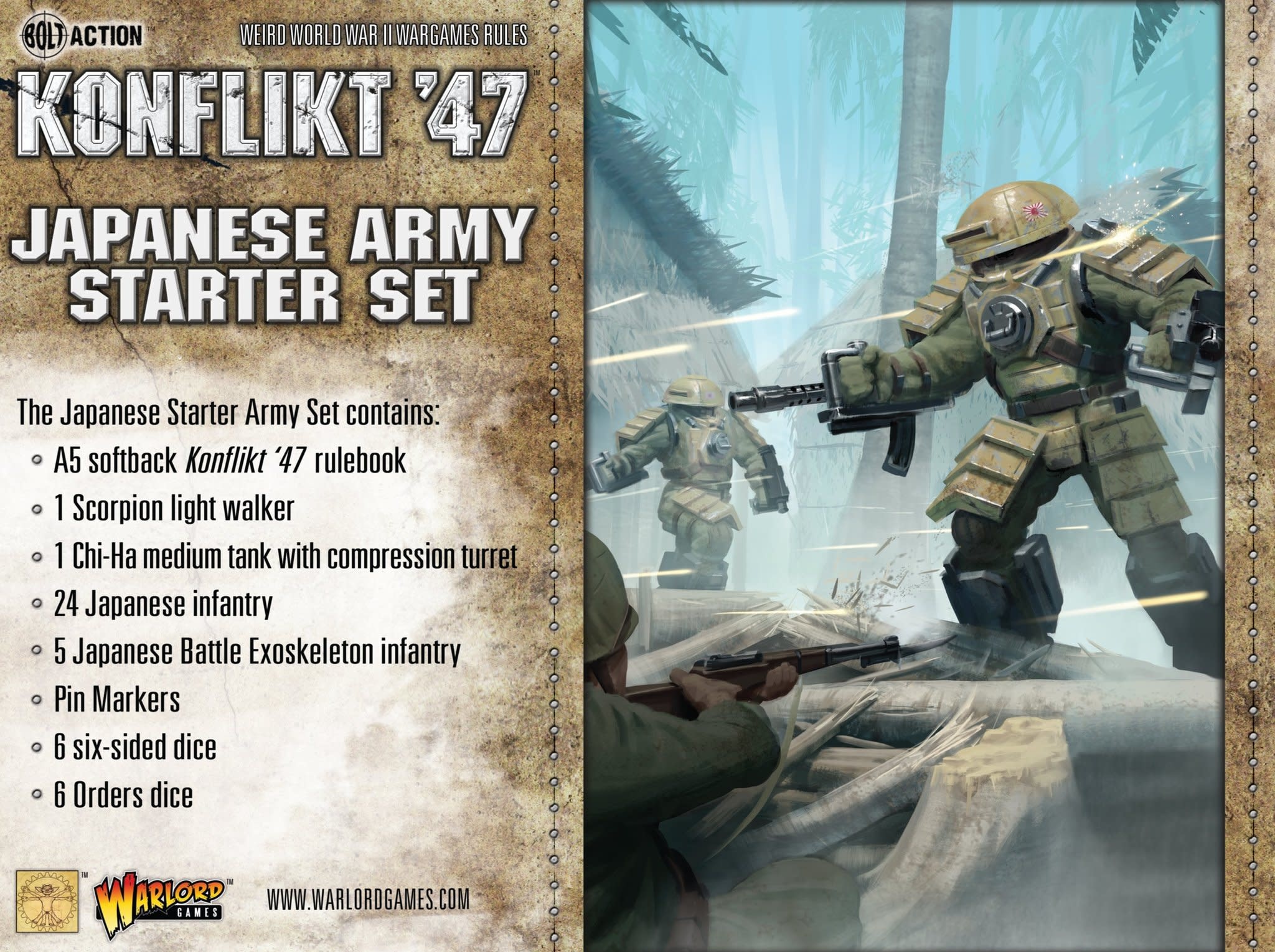 Warlord games Konflikt ‘47: Japanese- Army Starter Set