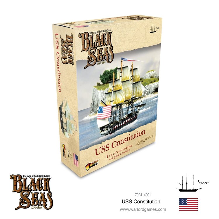 Warlord games Black Seas: USS Constitution