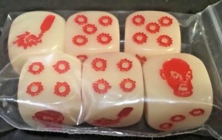 CMON Zombicide: White Dice