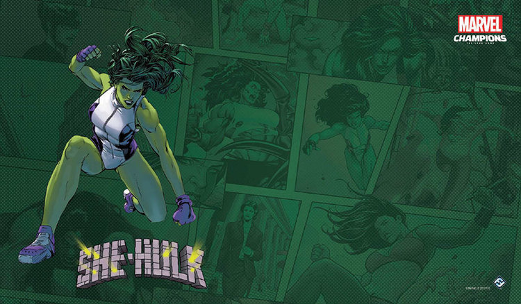 Fantasy Flight Marvel Champions Playmat: She-Hulk