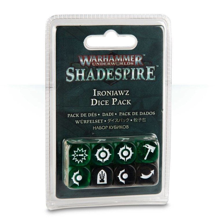 Games Workshop Warhammer Underworlds: Ironjawz Dice pack