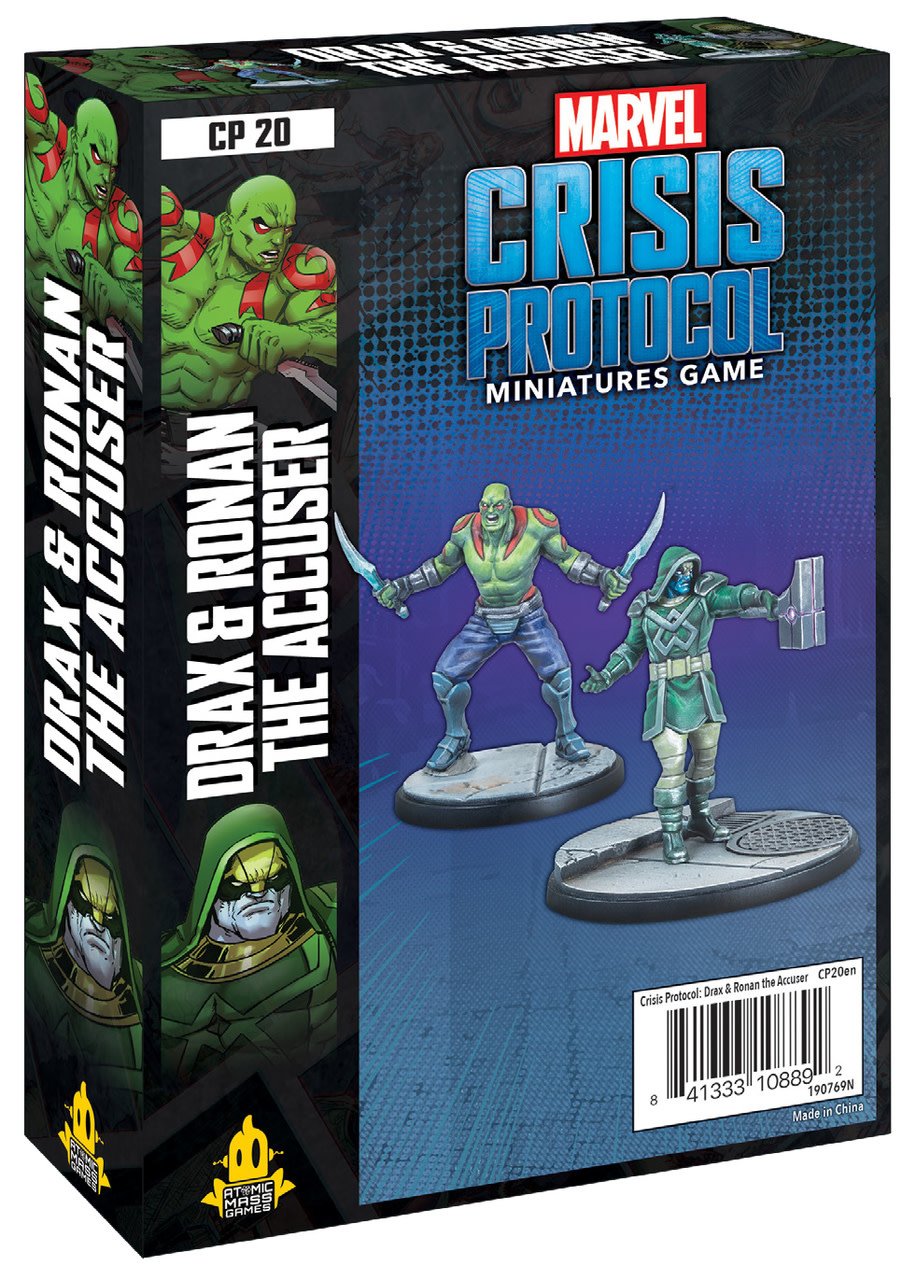 Atomic Mass Games Marvel Crisis Protocol: Drax & Ronan the Accuser