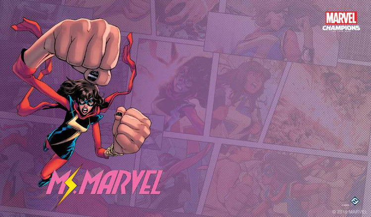 Fantasy Flight Marvel Champions Playmat: Ms. Marvel