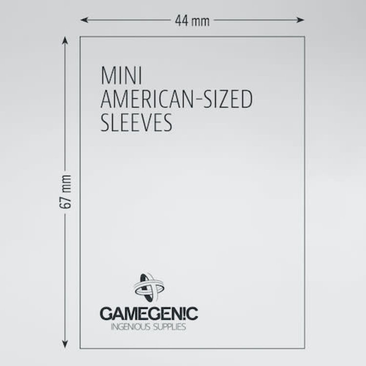 Gamegenic Gamegenic Sleeve Prime: Mini American (44x67) 50