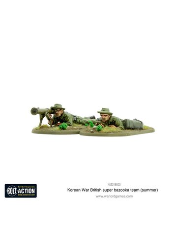 Warlord games Bolt Action: British- Super Bazooka team (summer)