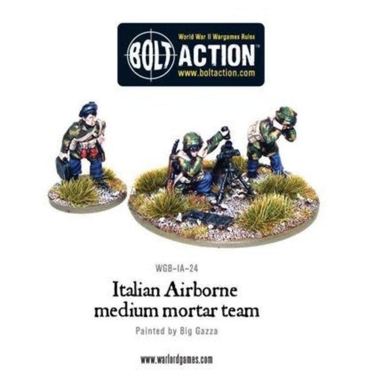 Warlord games Bolt Action: Italian- Airborne Medium Mortor Team