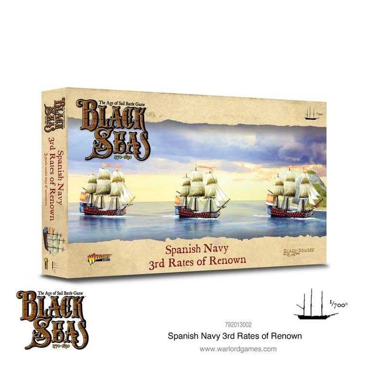 Warlord games Black Seas: Spanish Navy 3rd Rates of Renown