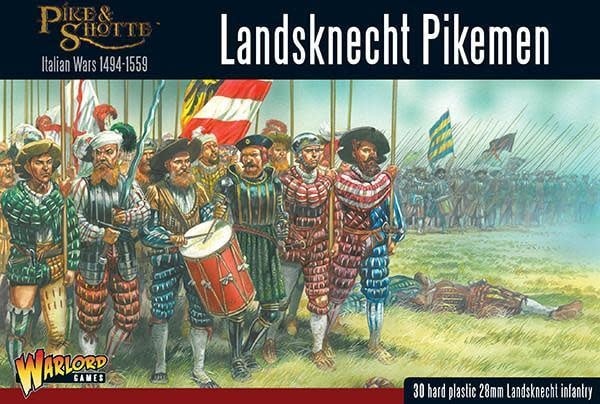 Warlord games Pike & Shotte: Landsknechts Pikemen (plastic)