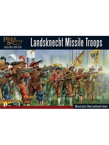 Warlord games Pike & Shotte: Landsknechts Missile Troops
