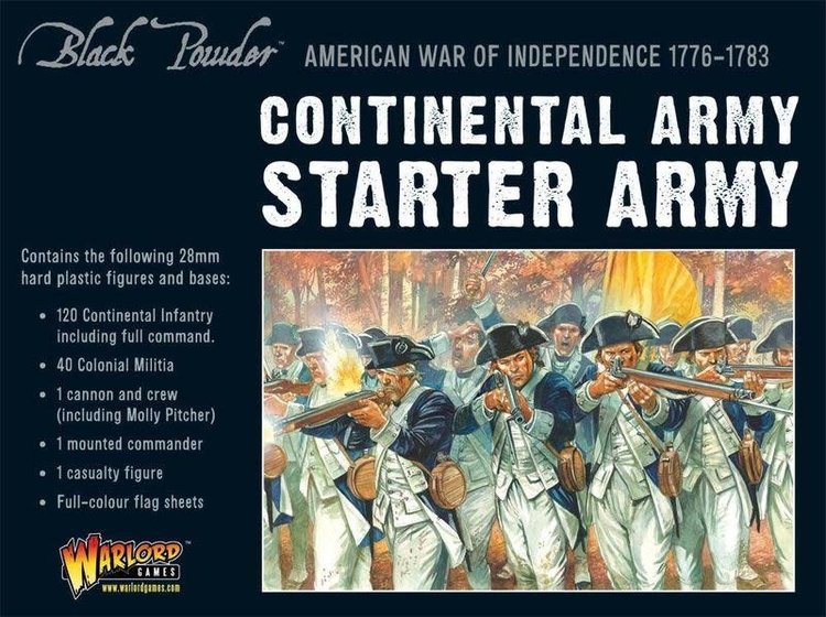 Warlord games Black Powder: Continental Starter Army (1776-1783)
