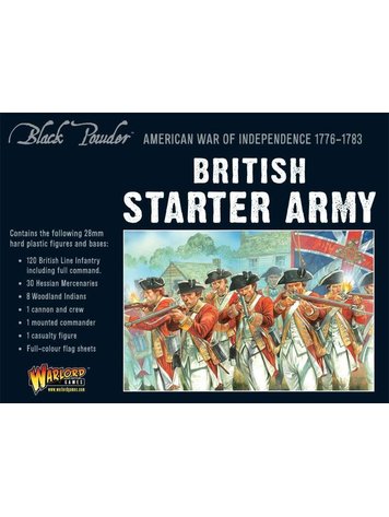 Warlord games Black Powder: British Starter Army  (1776-1783)