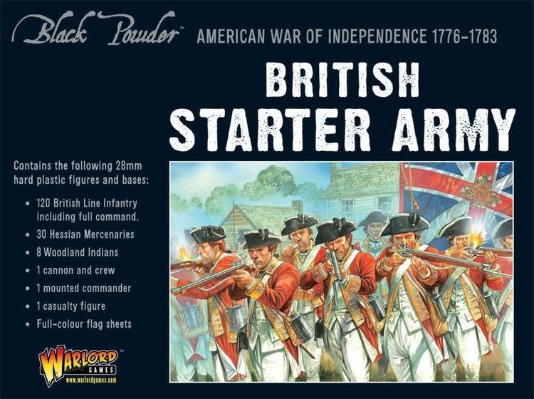 Warlord games Black Powder: British Starter Army  (1776-1783)