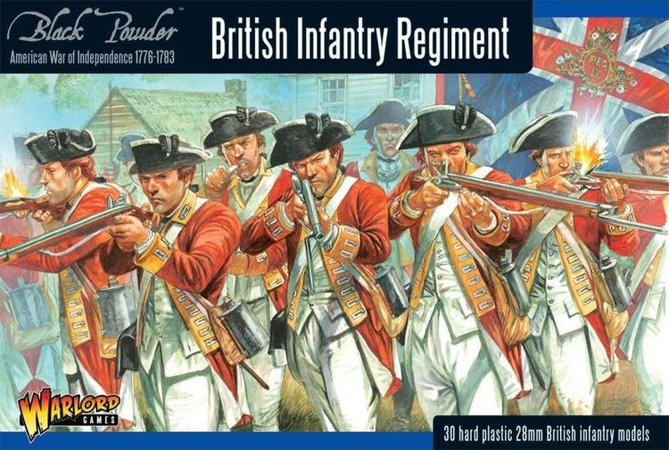 Warlord games Black Powder: British Infantry Regiment (1776-1783)