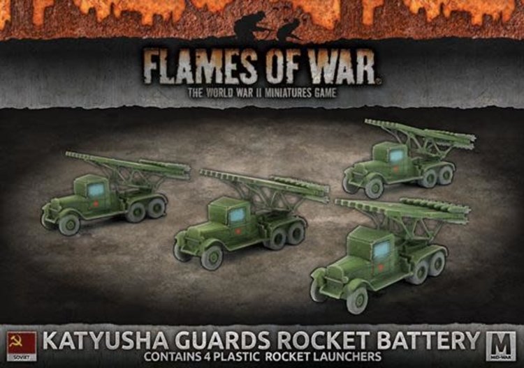 Flames of War Flames of War: Soviet- Katyusha Guards Rocket Battery (mid)