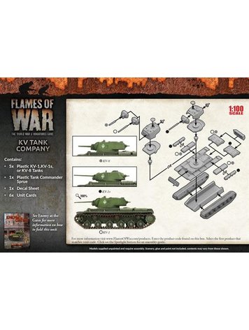 Flames of War Flames of War: Soviet- KV Tank Company