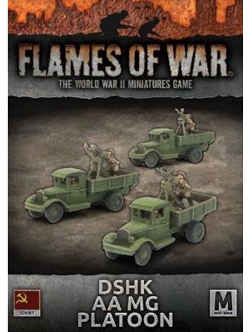 Flames of War Flames of War: Soviet- DSHK AA MG Platoon (mid)
