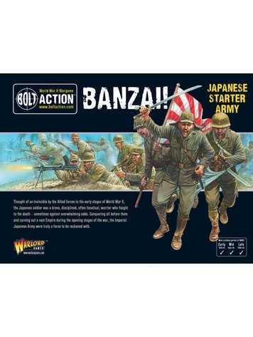 Warlord games Bolt Action: Japanese- Banzai! Army starter set