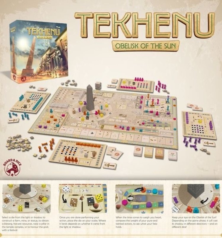 Board & Dice Tekhenu: Obelisk of the Sun