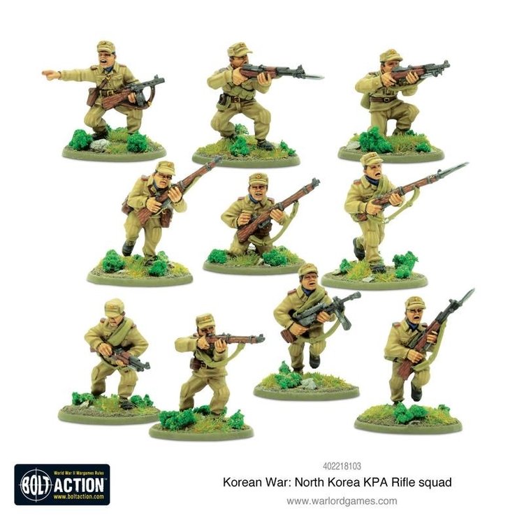 Warlord games Bolt Action: North Korea- KPA Rifle Squad