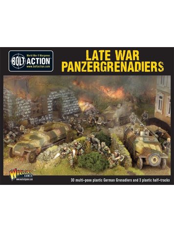 Warlord games Bolt Action: German- Late war Panzergrenadiers