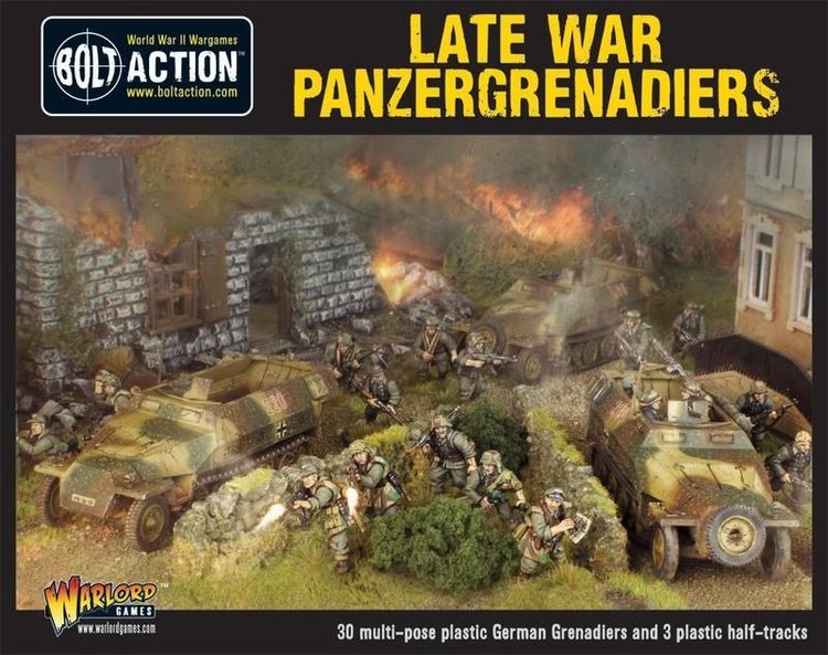 Warlord games Bolt Action: German- Late war Panzergrenadiers