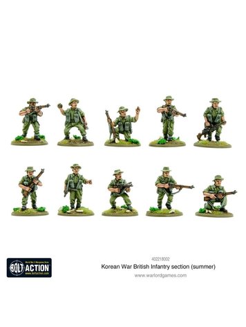 Warlord games Bolt Action: British- Army Infantry Section (summer Uniform)