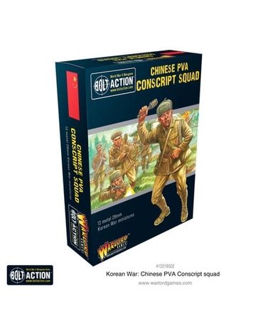 Warlord games Bolt Action: Chinese- PVA Conscript Squad