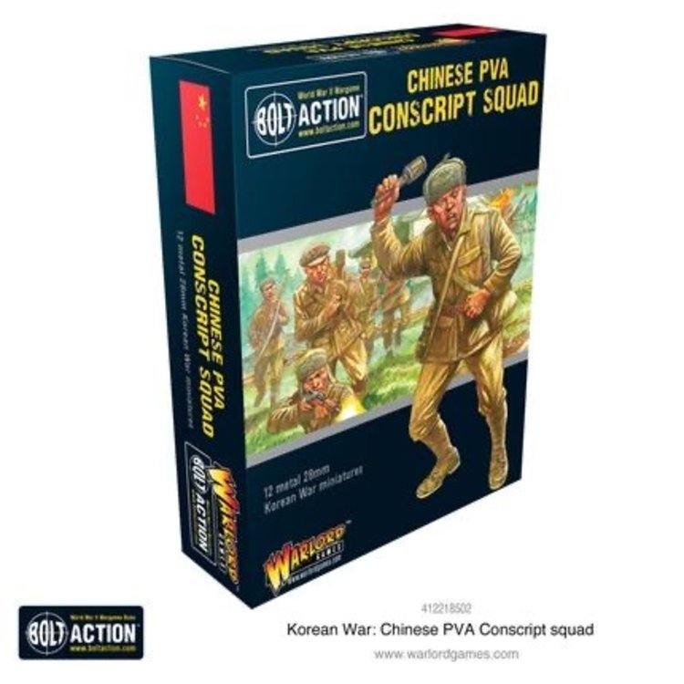 Warlord games Bolt Action: Chinese- PVA Conscript Squad