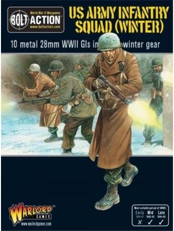 Warlord games Bolt Action: US- Army Infantry Squad (Winter)