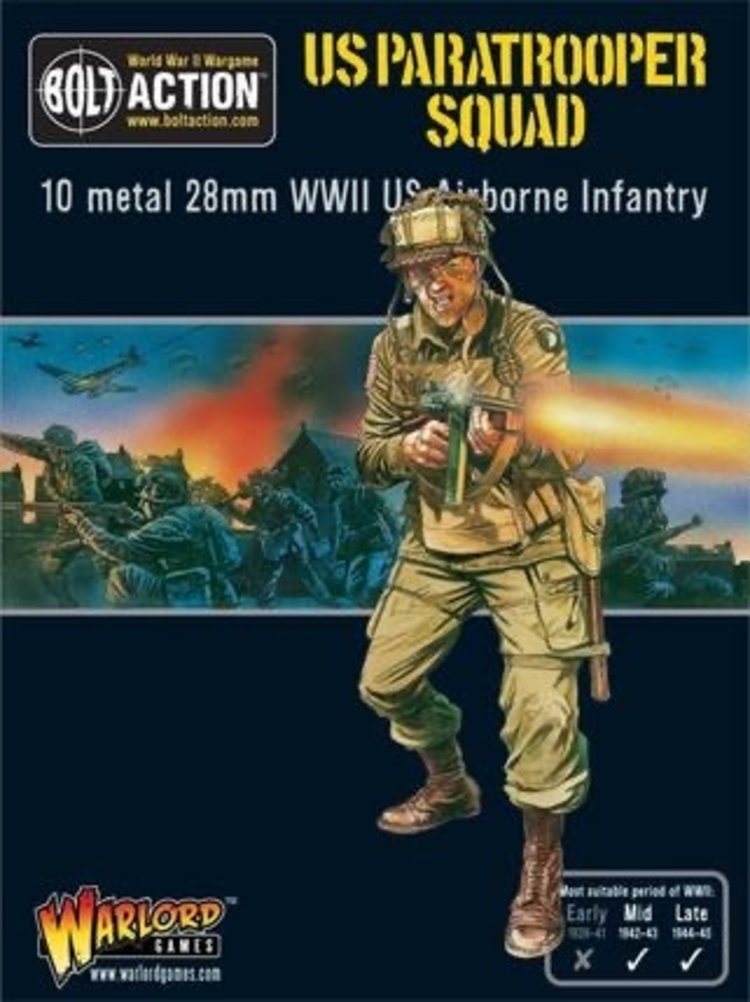 Warlord games Bolt Action: US- Paratrooper Squad
