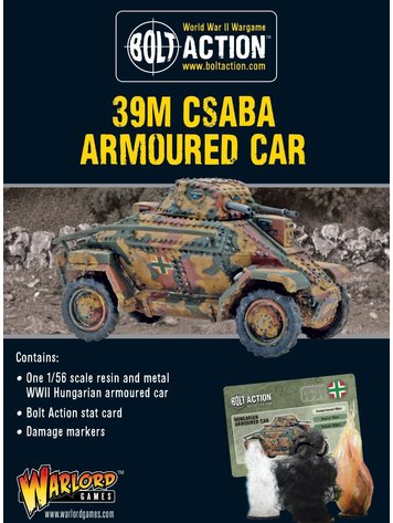 Warlord games Bolt Action: Hungarian- 39M CSABA Armoured Car