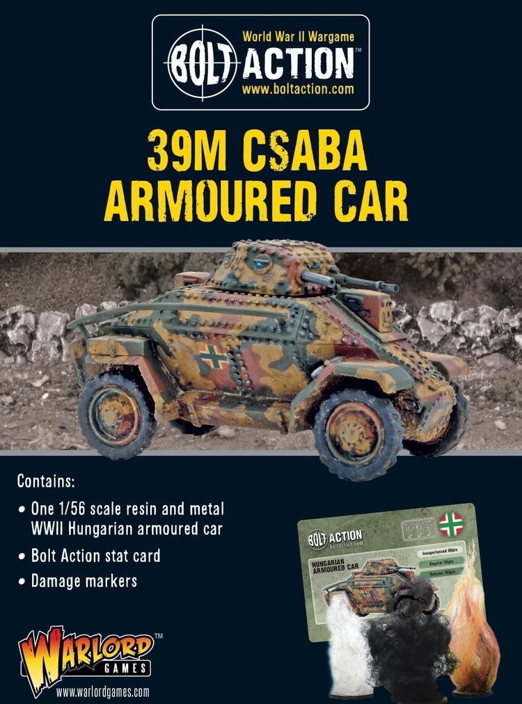 Warlord games Bolt Action: Hungarian- 39M CSABA Armoured Car