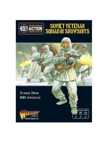 Warlord games Bolt Action: Soviet- Veteran Squad in Snowsuits