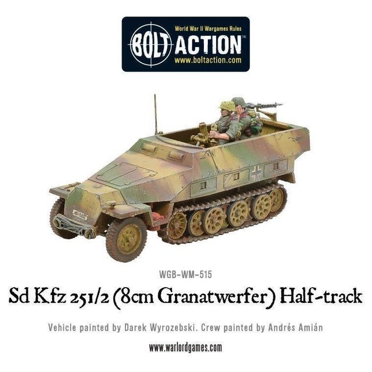 Warlord games Bolt Action:  German- Sd.Kfz 251/2 Ausf D (8cm Granatwerfer) half-track