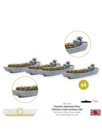 Warlord games Cruel Seas: Japanese Daihatsu Landing Craft