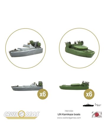 Warlord games Cruel Seas: Japanese Kamikaze Boats