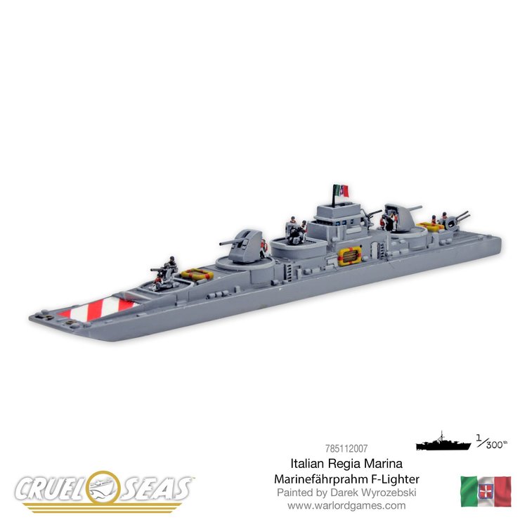 Warlord games Cruel Seas: Italian Marinefahrprahm F-Lighter