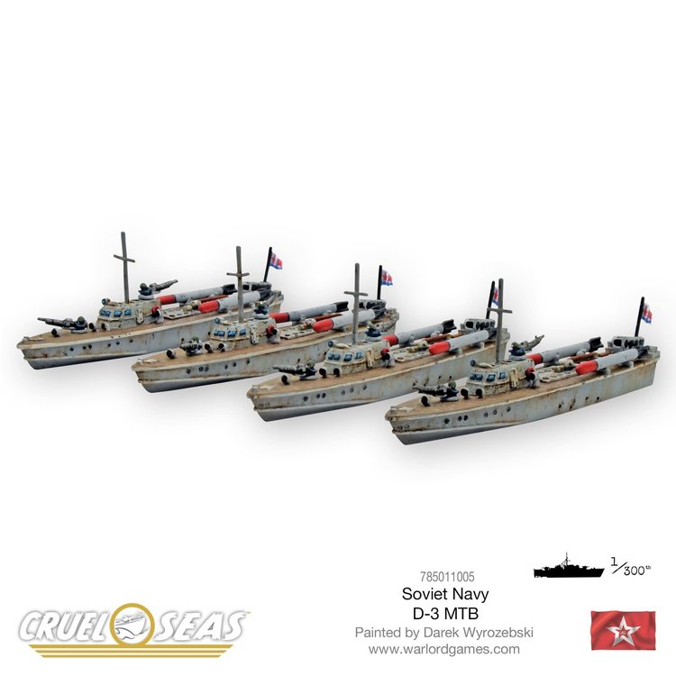 Warlord games Cruel Seas: Soviet D-3 MTB