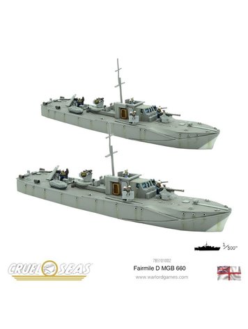 Warlord games Cruel Seas: British- Fairmile D MGB 660
