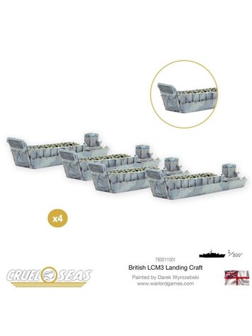 Warlord games Cruel Seas: British LCM3 Landing Craft