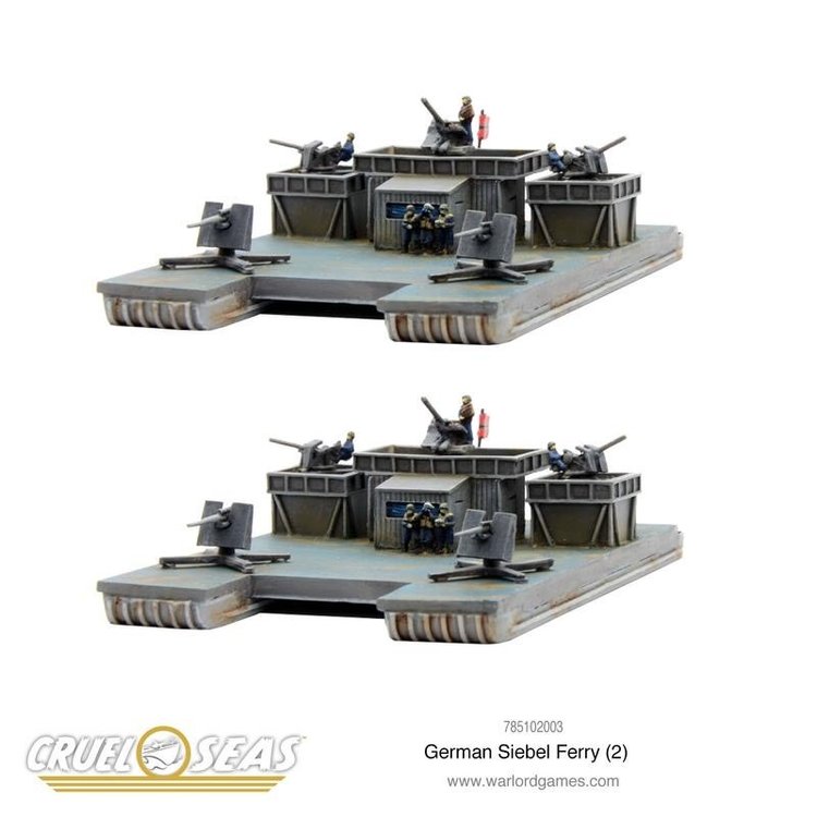 Warlord games Cruel Seas: German Siebel Ferries