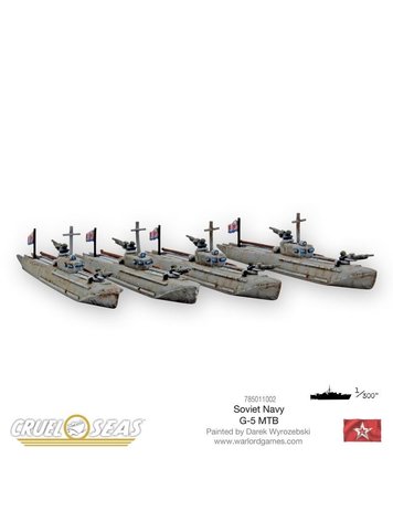 Warlord games Cruel Seas: Soviet G-5 MTB’s