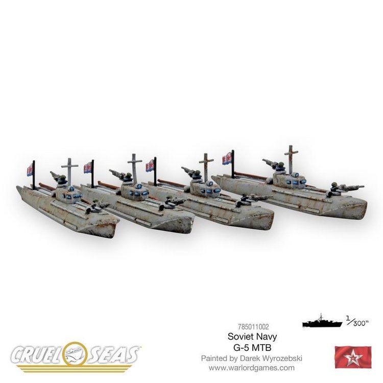 Warlord games Cruel Seas: Soviet G-5 MTB’s