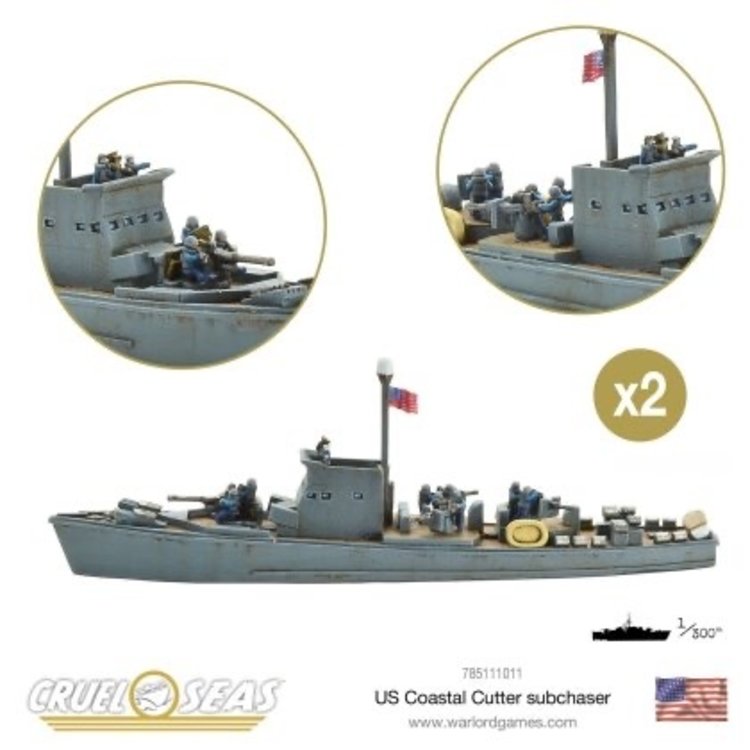 Warlord games Cruel Seas: US Coastal Cutter Subchaser