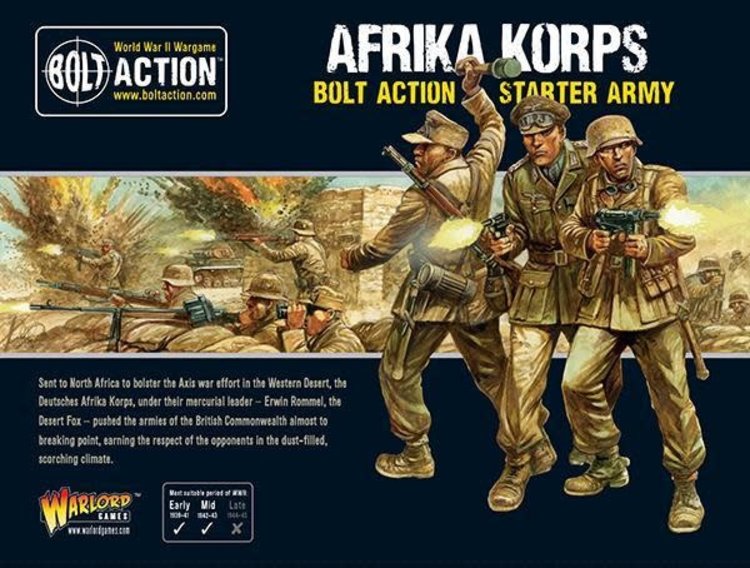 Warlord games Bolt Action: German- Africa Korps starter Army
