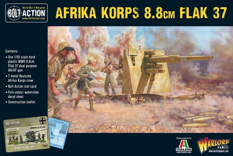 Warlord games Bolt Action: German- Afrika korps 8.8cm Flak37