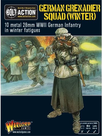Warlord games Bolt Action: German- Grenadier Squad (Winter)