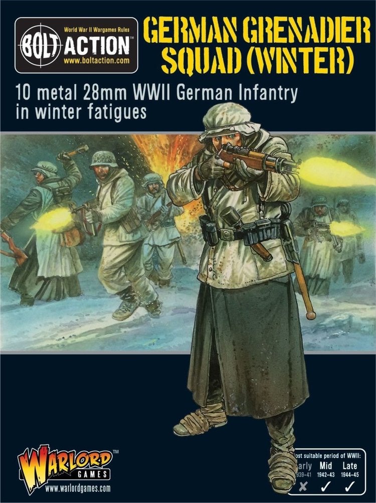 Warlord games Bolt Action: German- Grenadier Squad (Winter)