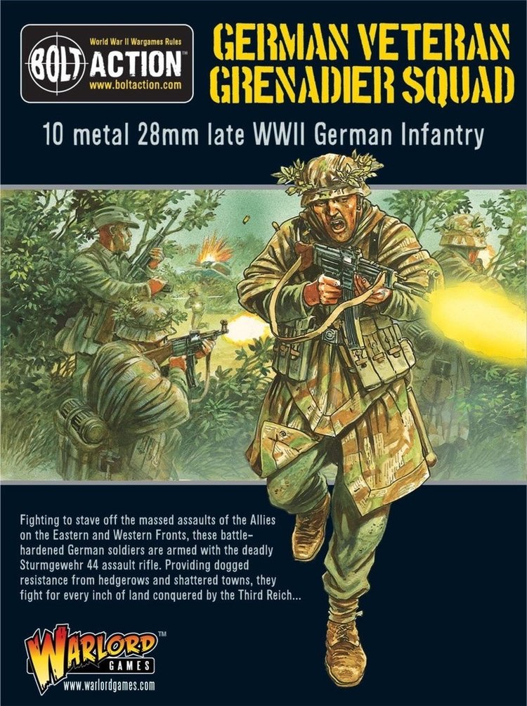 Warlord games Bolt Action: German- Veteran Grenadier Squad