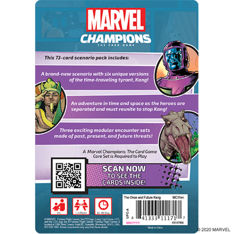 Fantasy Flight Marvel Champions: The Once and Future Kang Scenario Pack